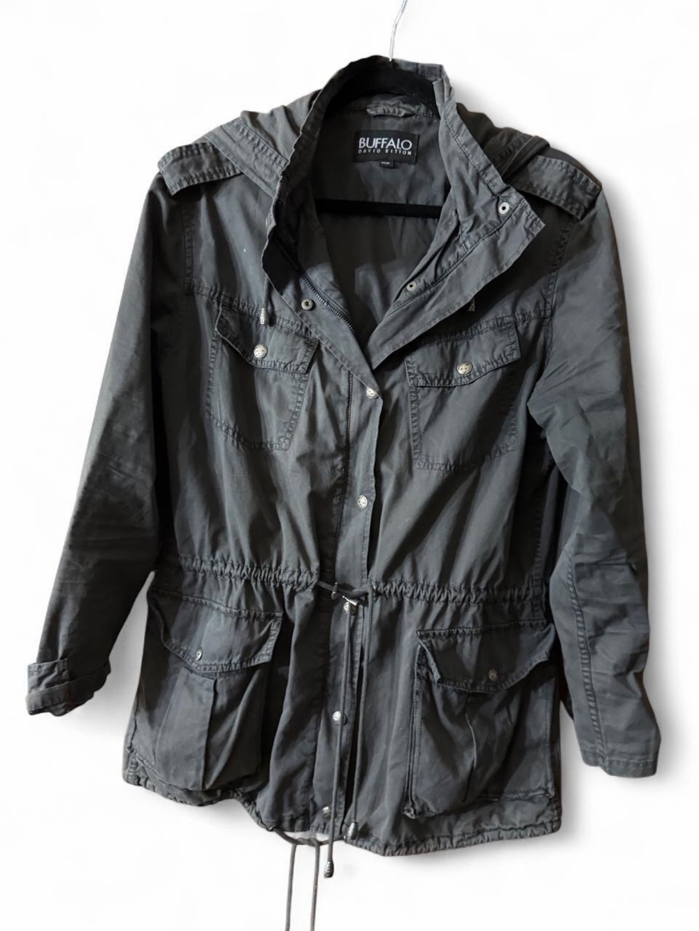Buffalo David Bitton Charcoal Utility Jacket for Women